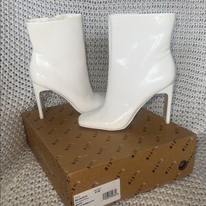 White Ankle Boots